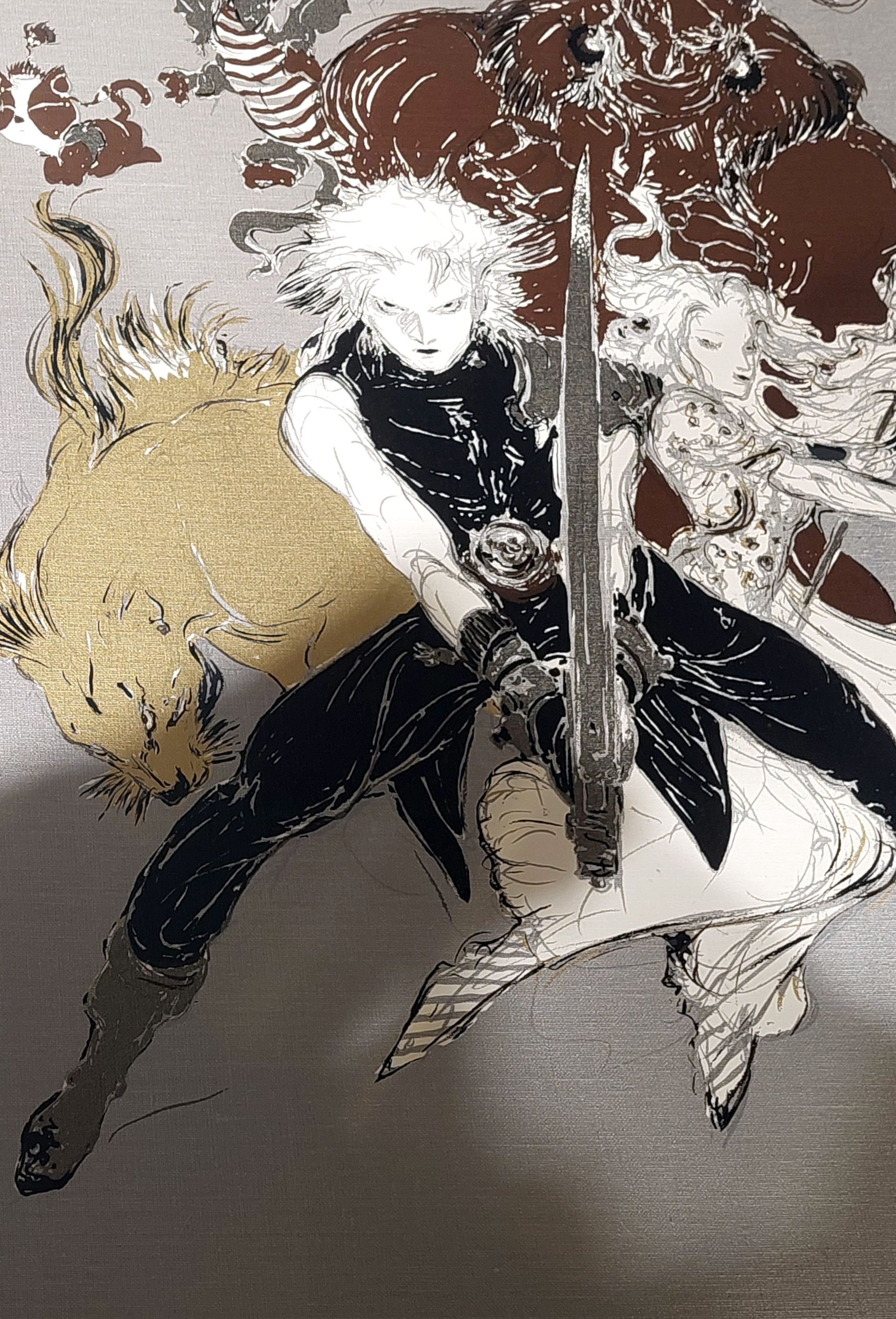 FF7 - Cloud, Red, Aerith