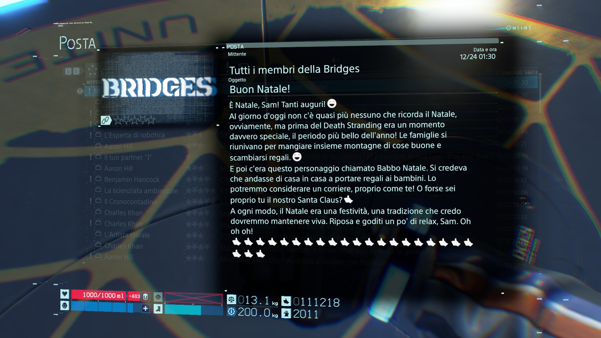 Auguri, scongiurando il Death Stranding