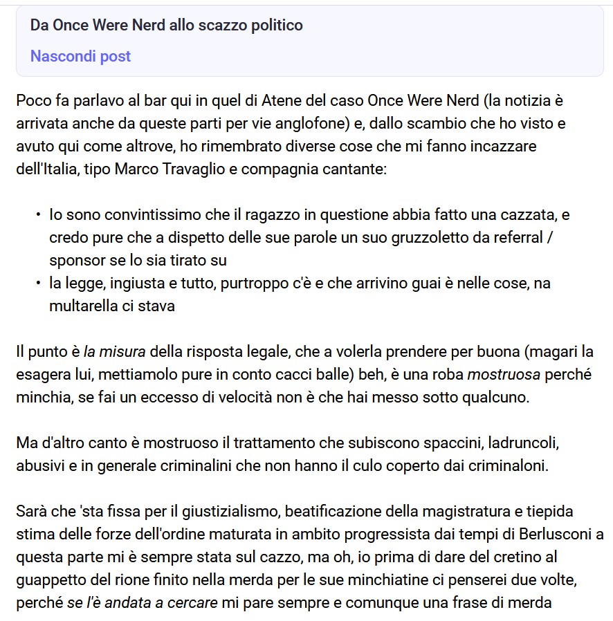 questione once were nerd 1