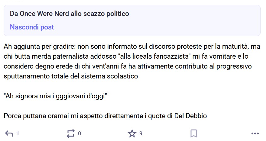 questione once were nerd 2