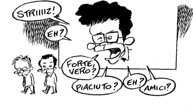Vignetta satirica di Leo Ortolani sul JJ Abrams "di casa"